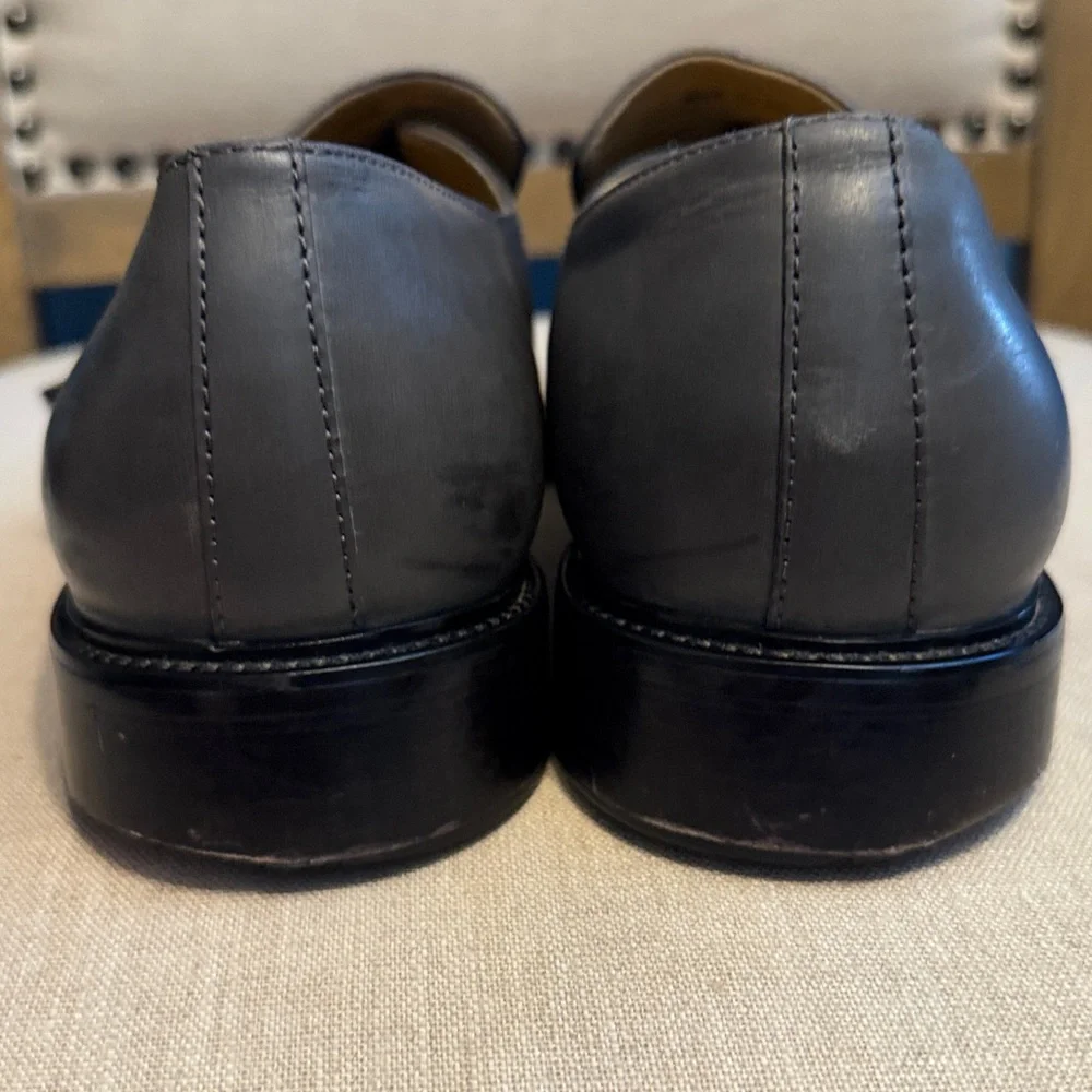 Giorgio Brutini Vintage Monk Strap Leather Loafers, Size 12